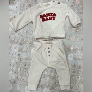 Santa Baby Cream Outfit